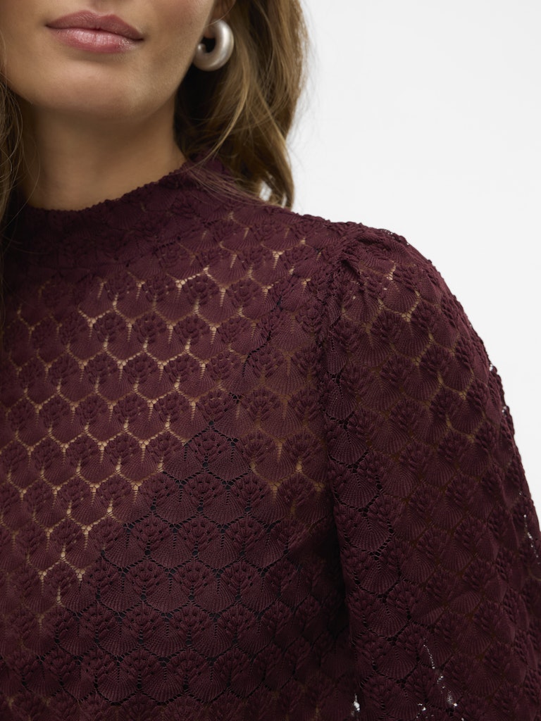 BECCA - High Neck Lace Top