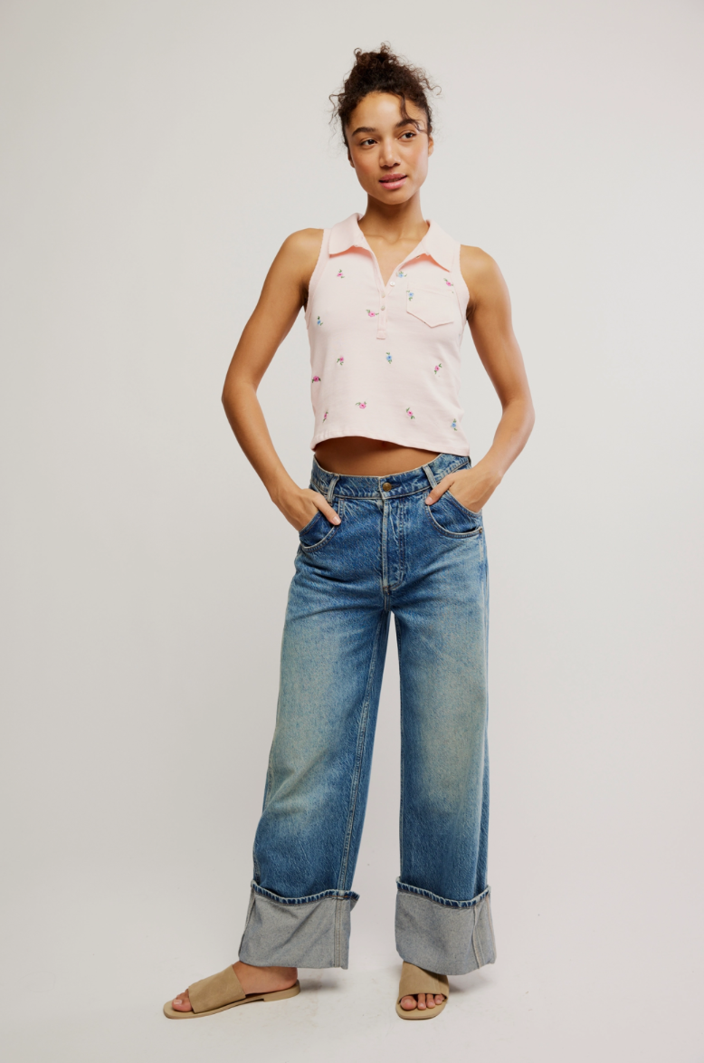 PEPPER - knit polo - Last Size M * has small discoloured spot