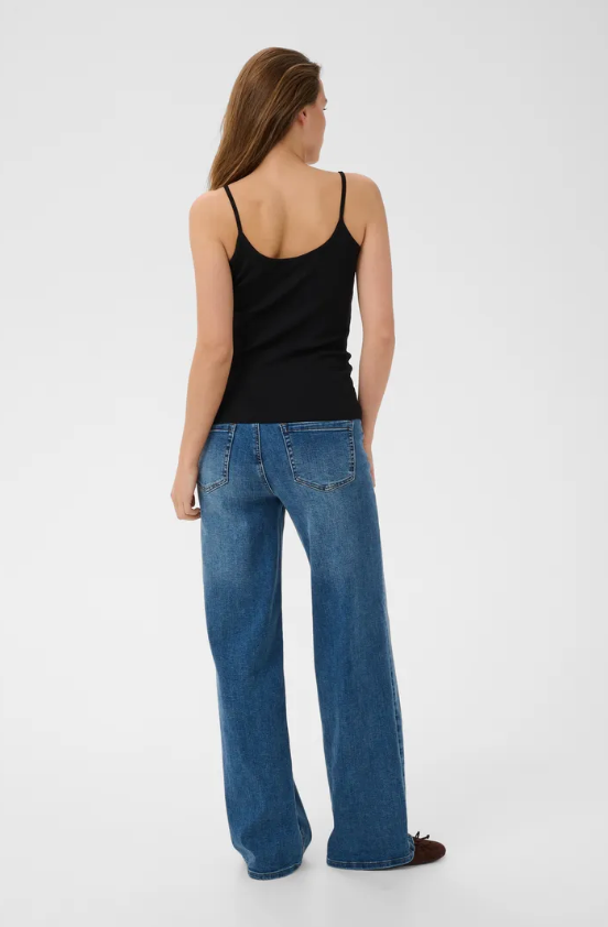 CARANA STRAP TOP IN BLACK