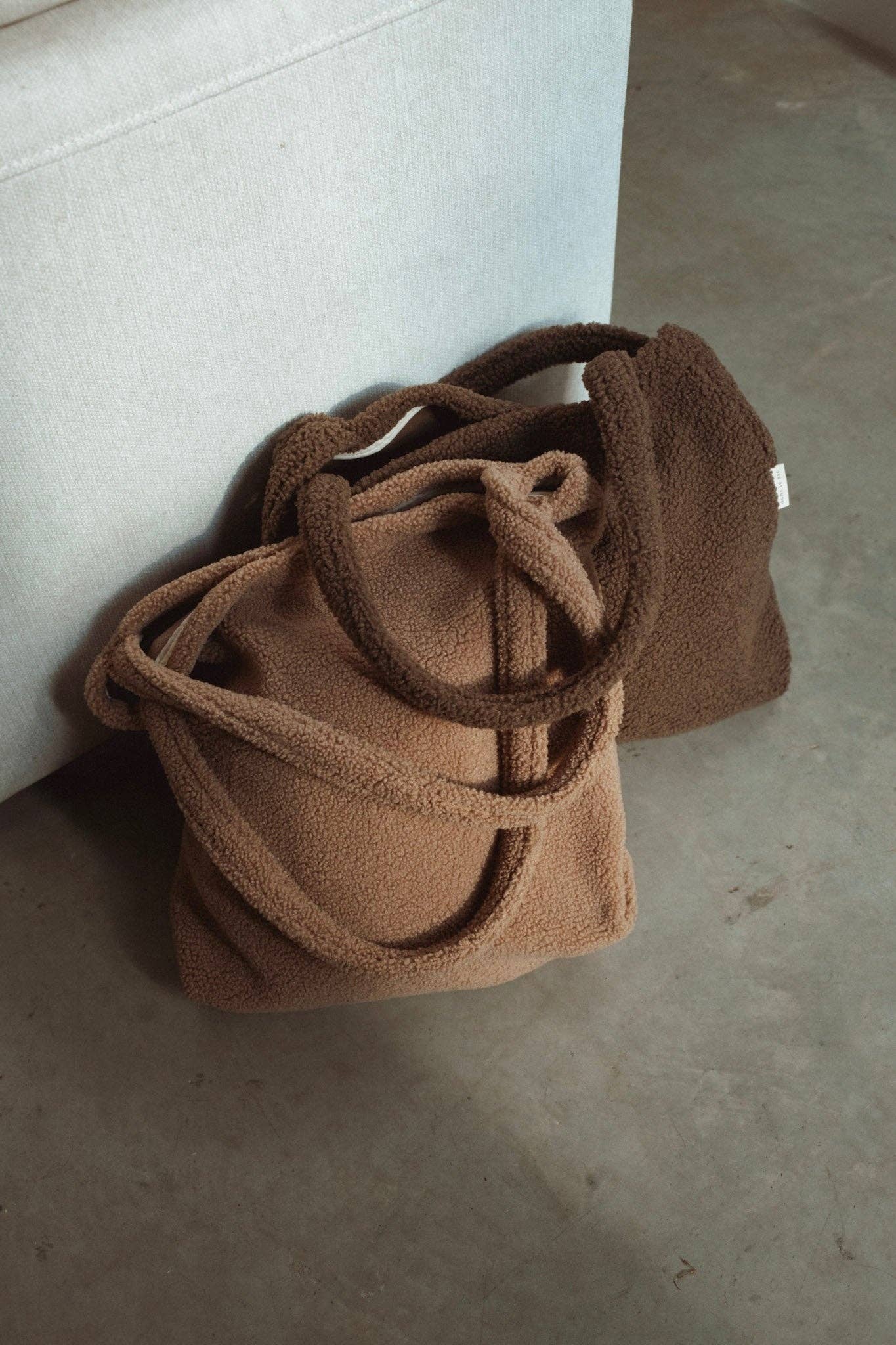 Teddy tote bag: Coffee