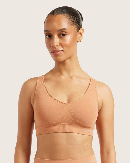 Seamfree Padded  Crop Bra - Cove