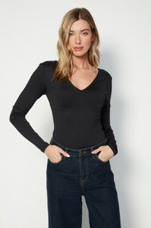 VALENTINA - Double V-Neck Top
