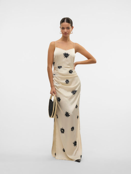 ROE V-Neck Long Dress