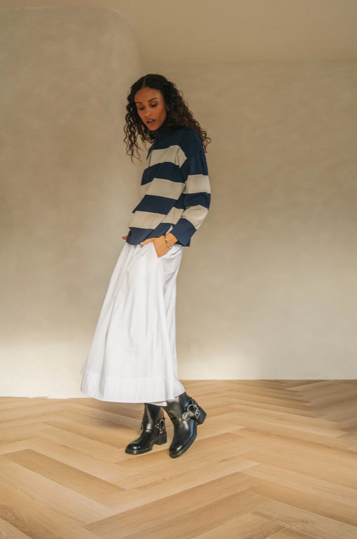 IDRIS - Rugby Knit Quater Zip