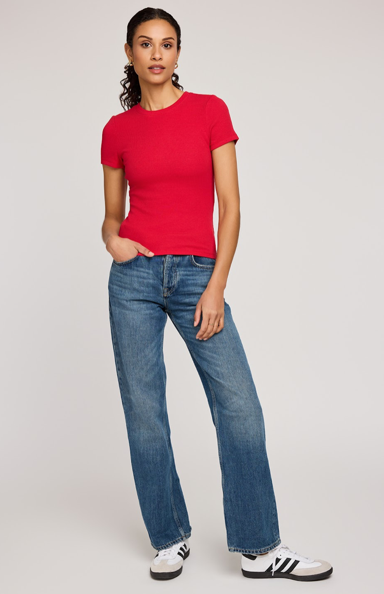 TATE - Ribbed Tee