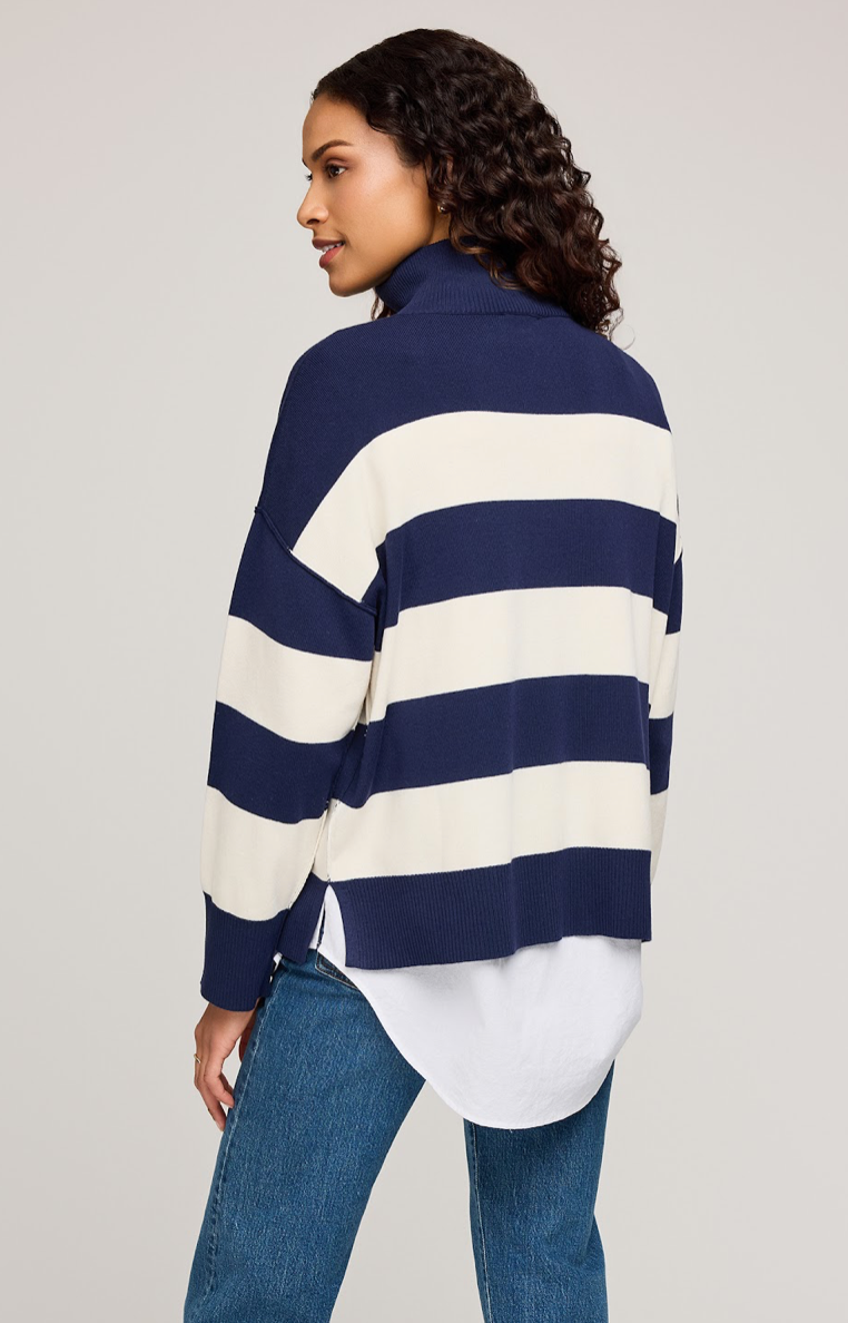 IDRIS - Rugby Knit Quater Zip