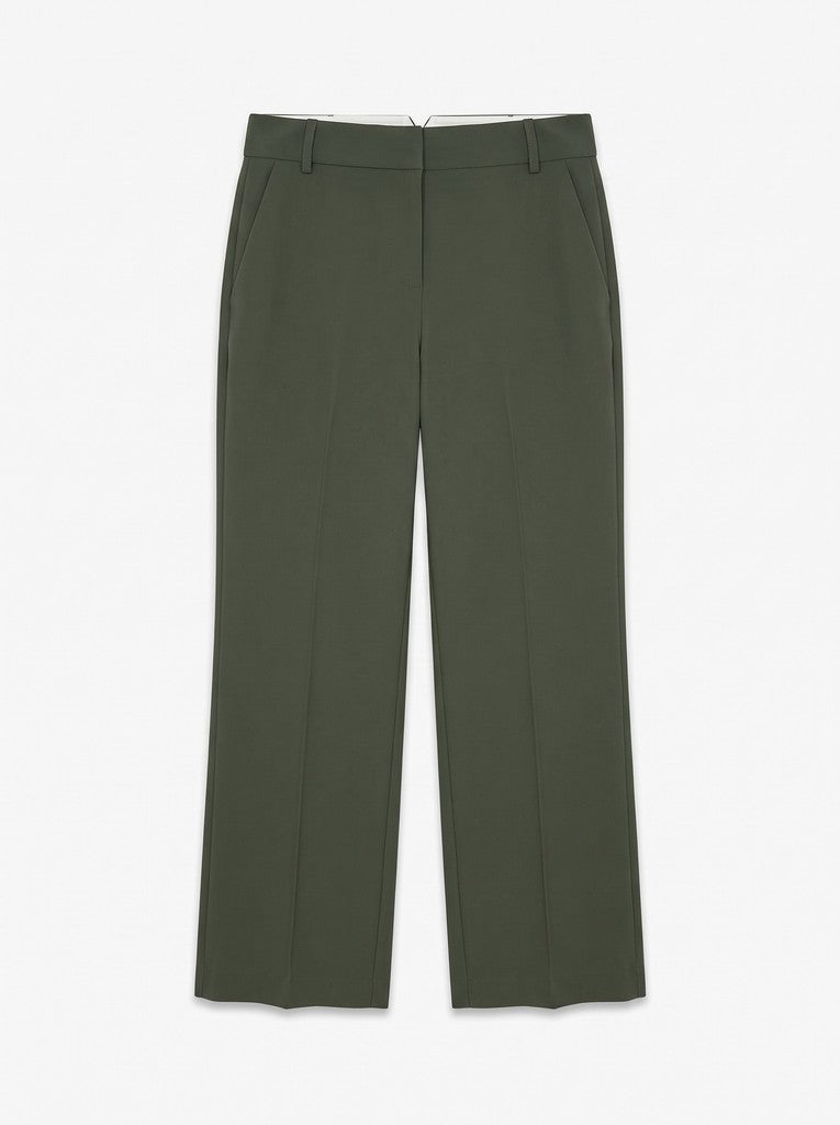 STELLA STRAIGHT PANT IN GREY MELANGE