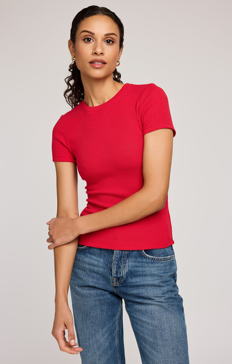 TATE - Ribbed Tee