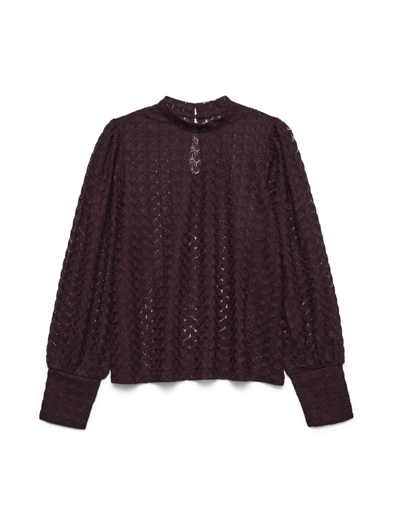 BECCA - High Neck Lace Top