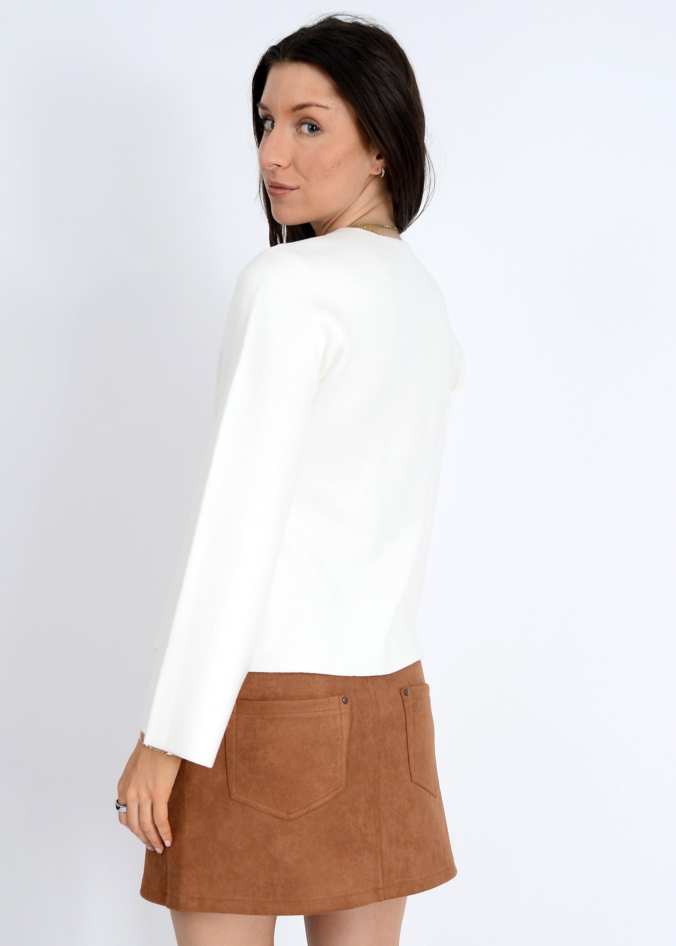 GUERLINE - Long Sleeve V-Neck Cardi