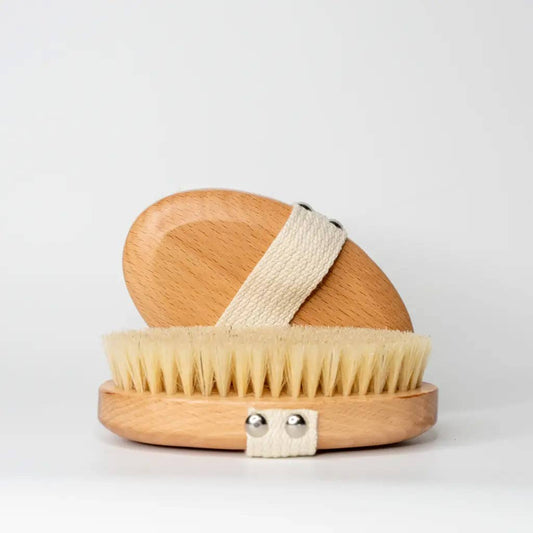 Vegan exfoliating dry body brush