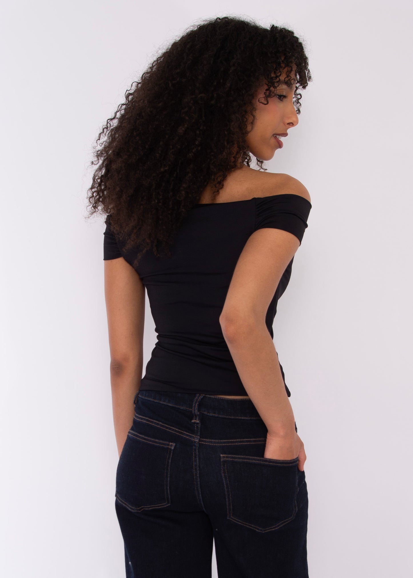 OPHERA Rushed Off The Shoulder Top