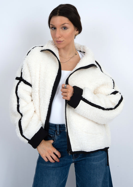 JILL - Sherpa zip up Jacket