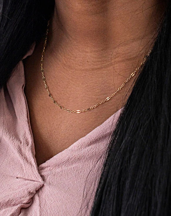 Copper Rose - Chantilly Lace Necklace