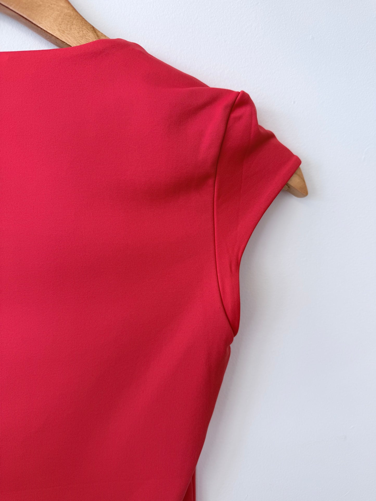 TIARA Cap Sleeve Tee - Cherry