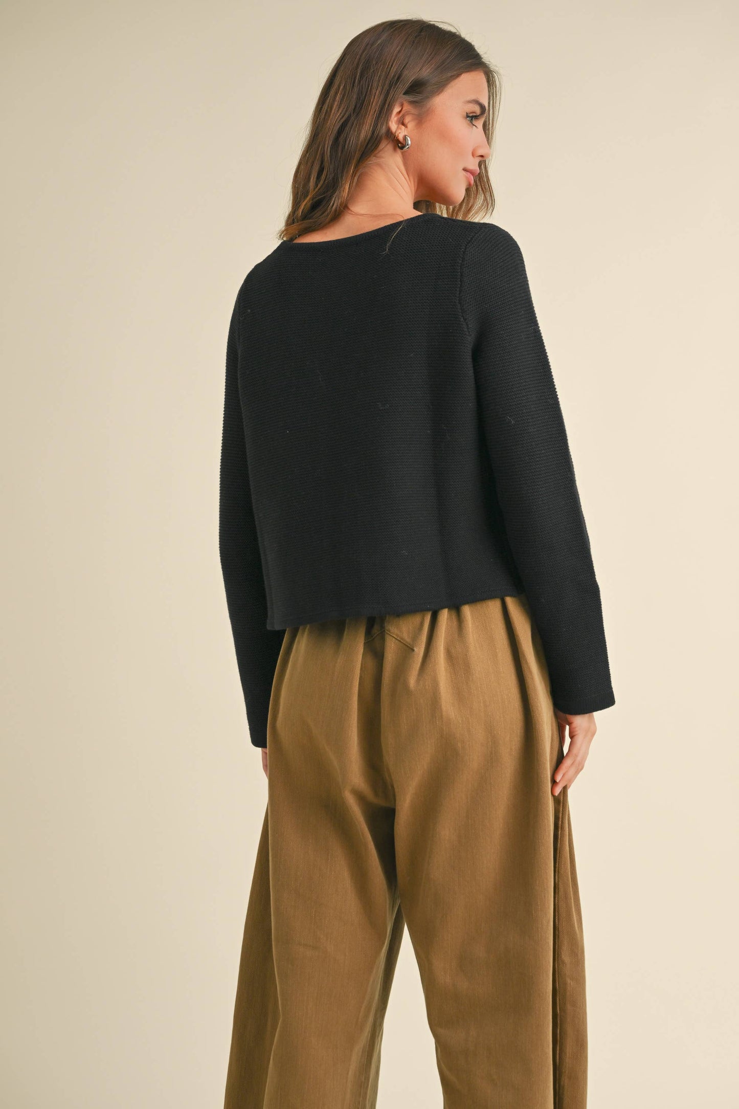 EZRA Tie Top Cardigan