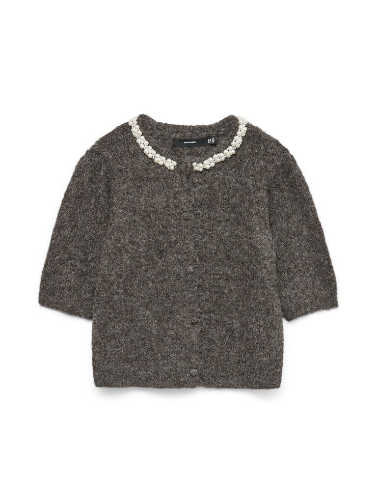 OCEAN 2/4 O-NECK JEWELLERY CARDIGAN