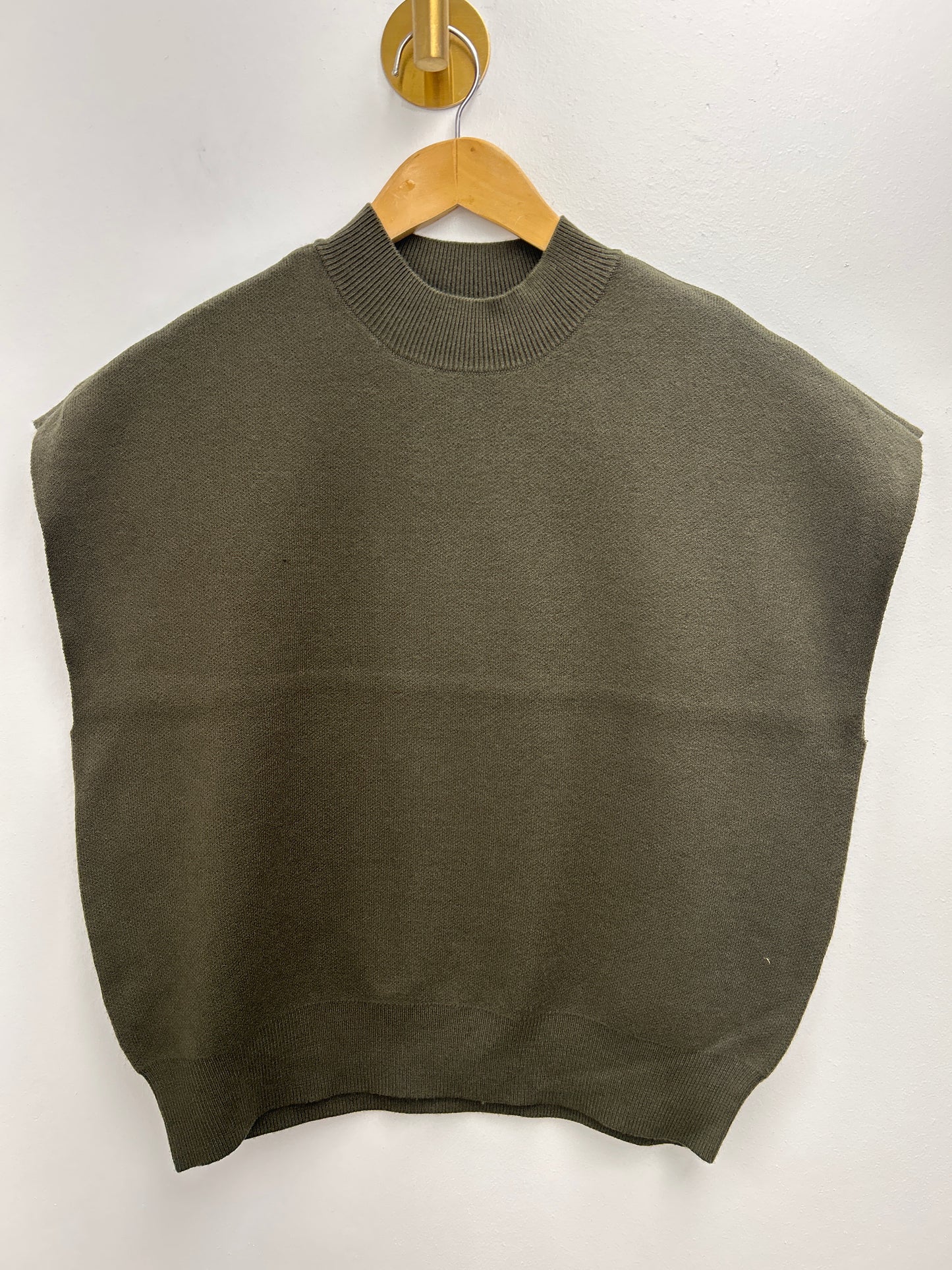 ELLY LOOSE HIGHNECK PULLOVER IN FOREST NIGHT