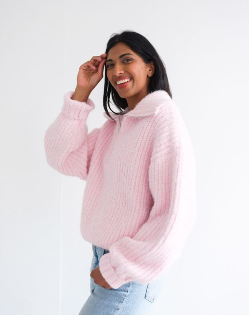TRUCKER - Half Knit Sweater