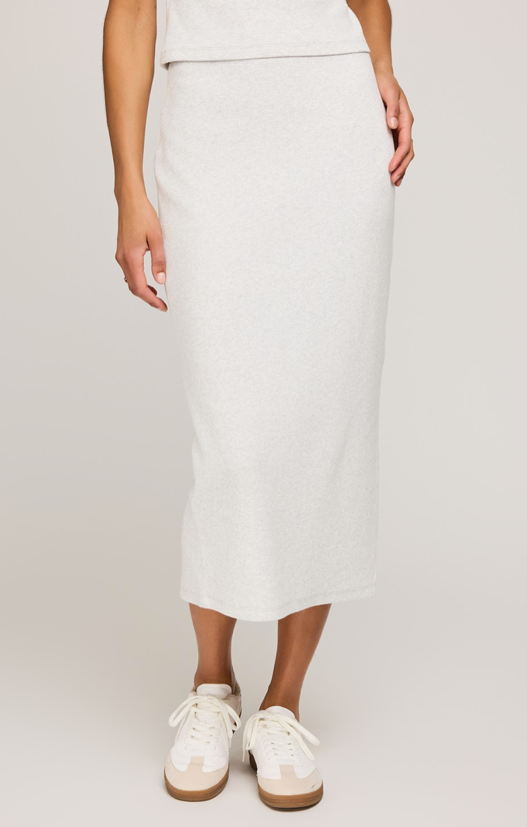 CATALINA - Ribbed Midi Skirt