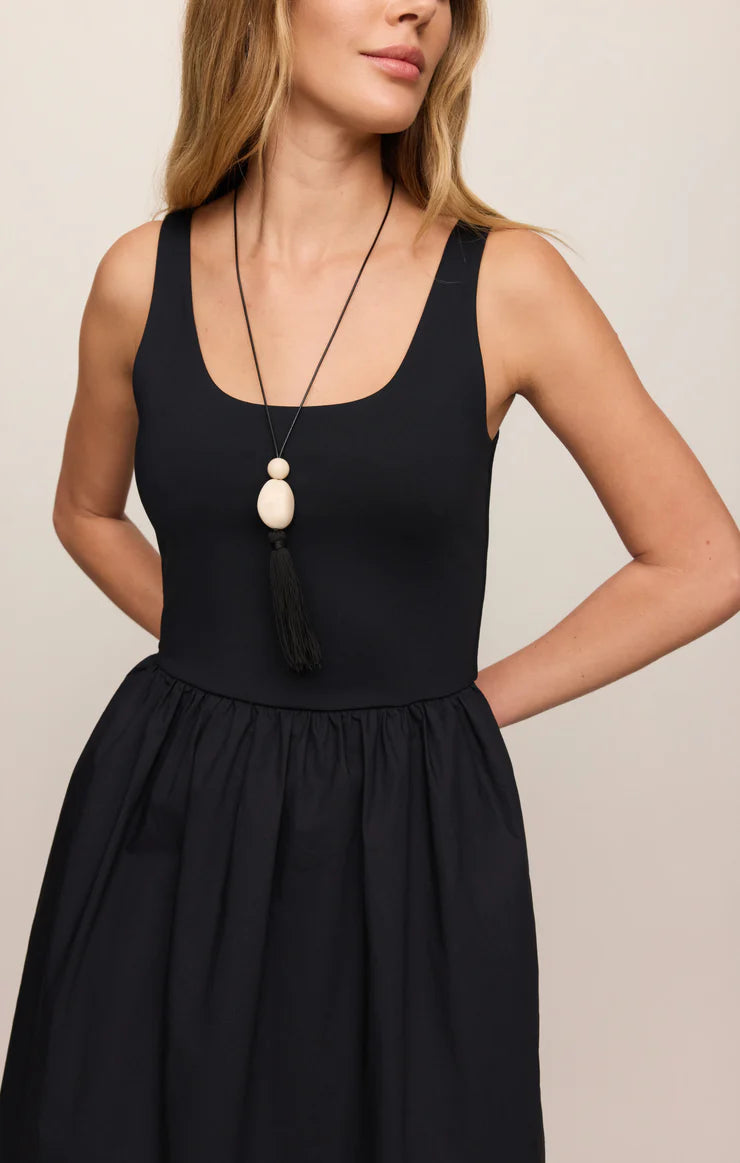 JOHANNA SLEEVELESS MIDI DRESS