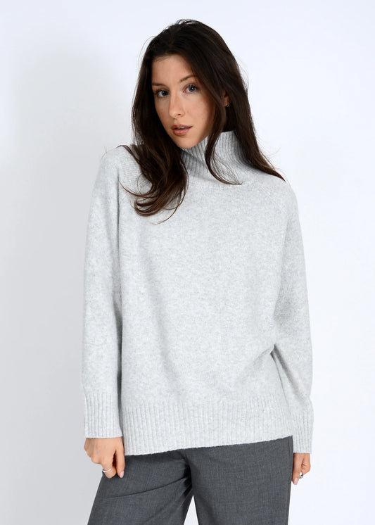 ANTHOUSA - Mock Neck Sweater