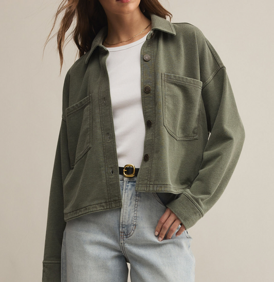 ALL DAY - Cropped Knit Jacket