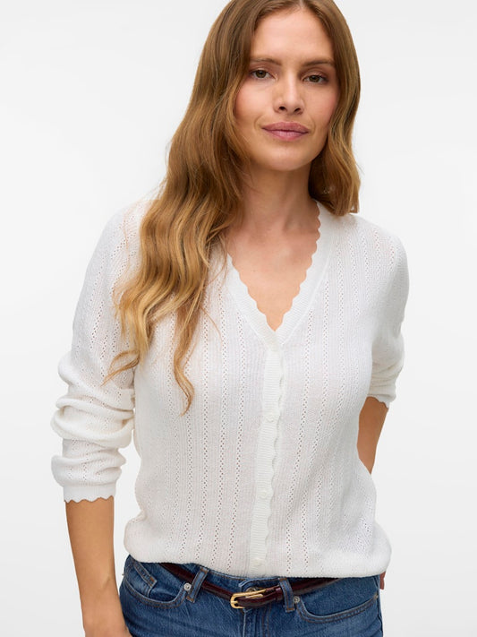 LUXLIGHT - Pointelle Cardigan