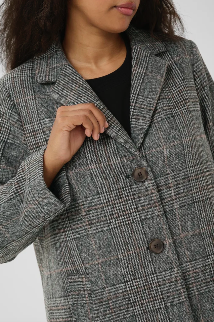 VIVIAN - Checkered Jacket