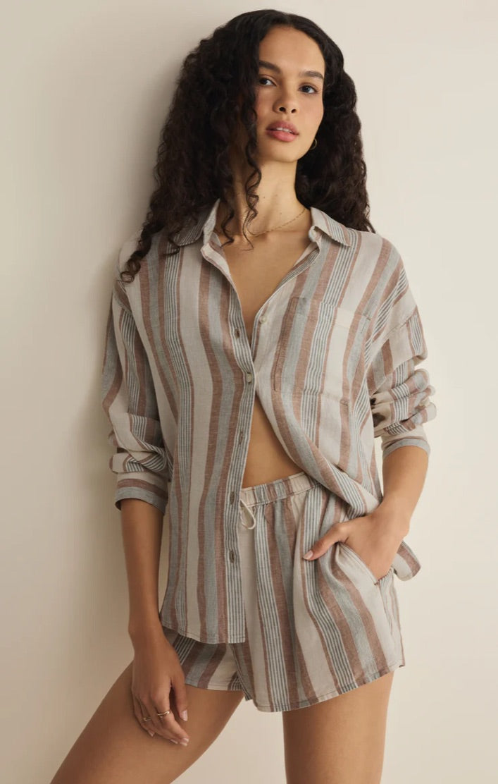 THE PERFECT STRIPED BUTTON UP