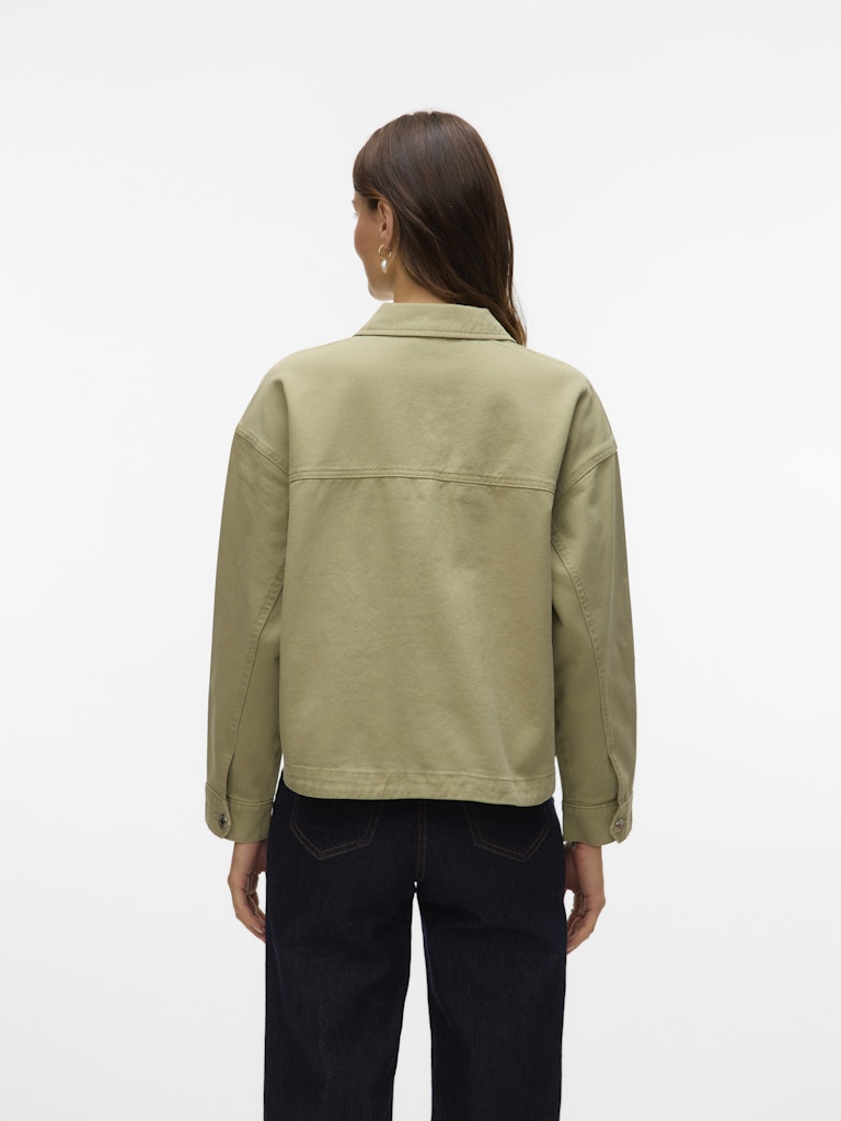 JAMIE - Denim Shacket - Laurel Wreath