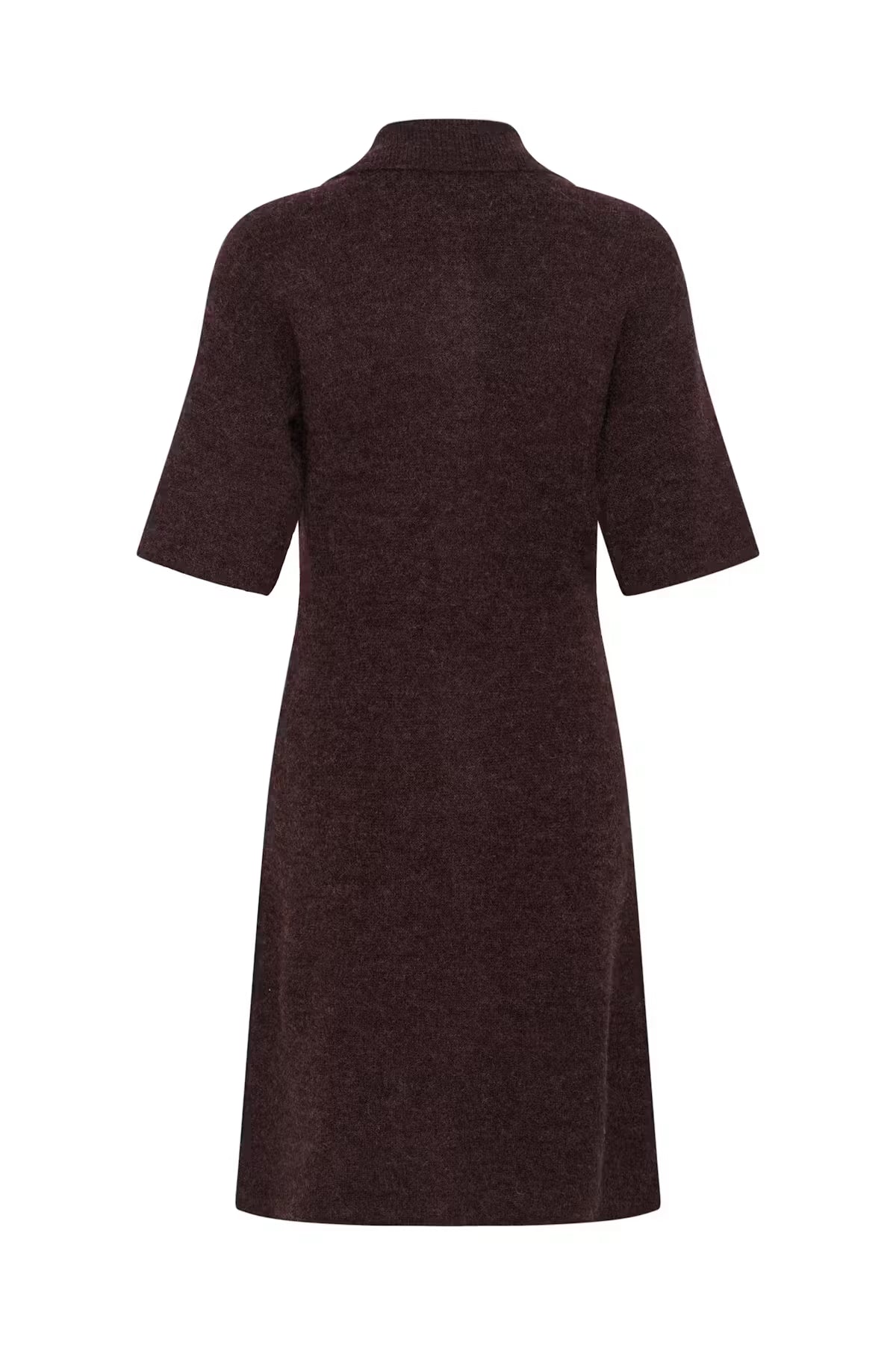 SIGNE KNIT DRESS IN FUDGE MELANGE
