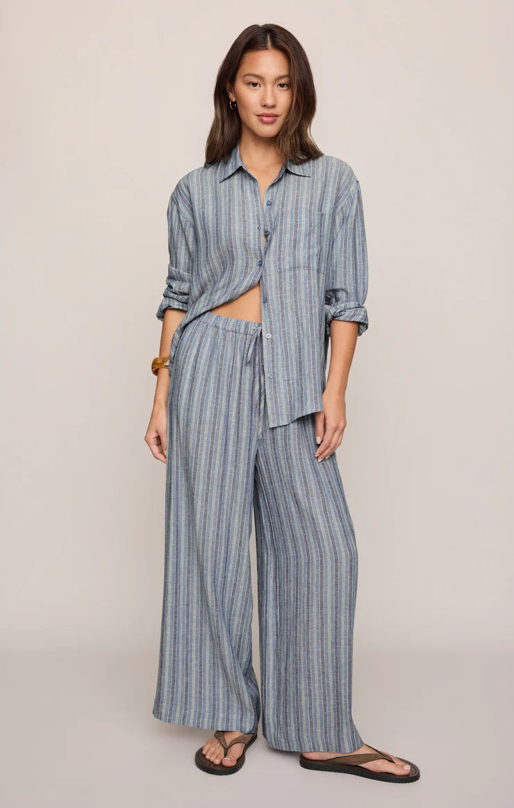 THE PERFECT STRIPED LINEN PANT