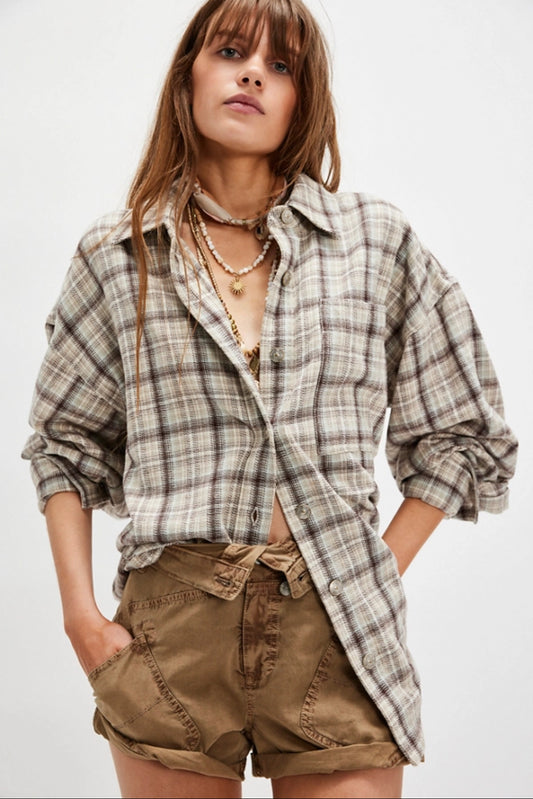 ASHLEY - Plaid Shirt