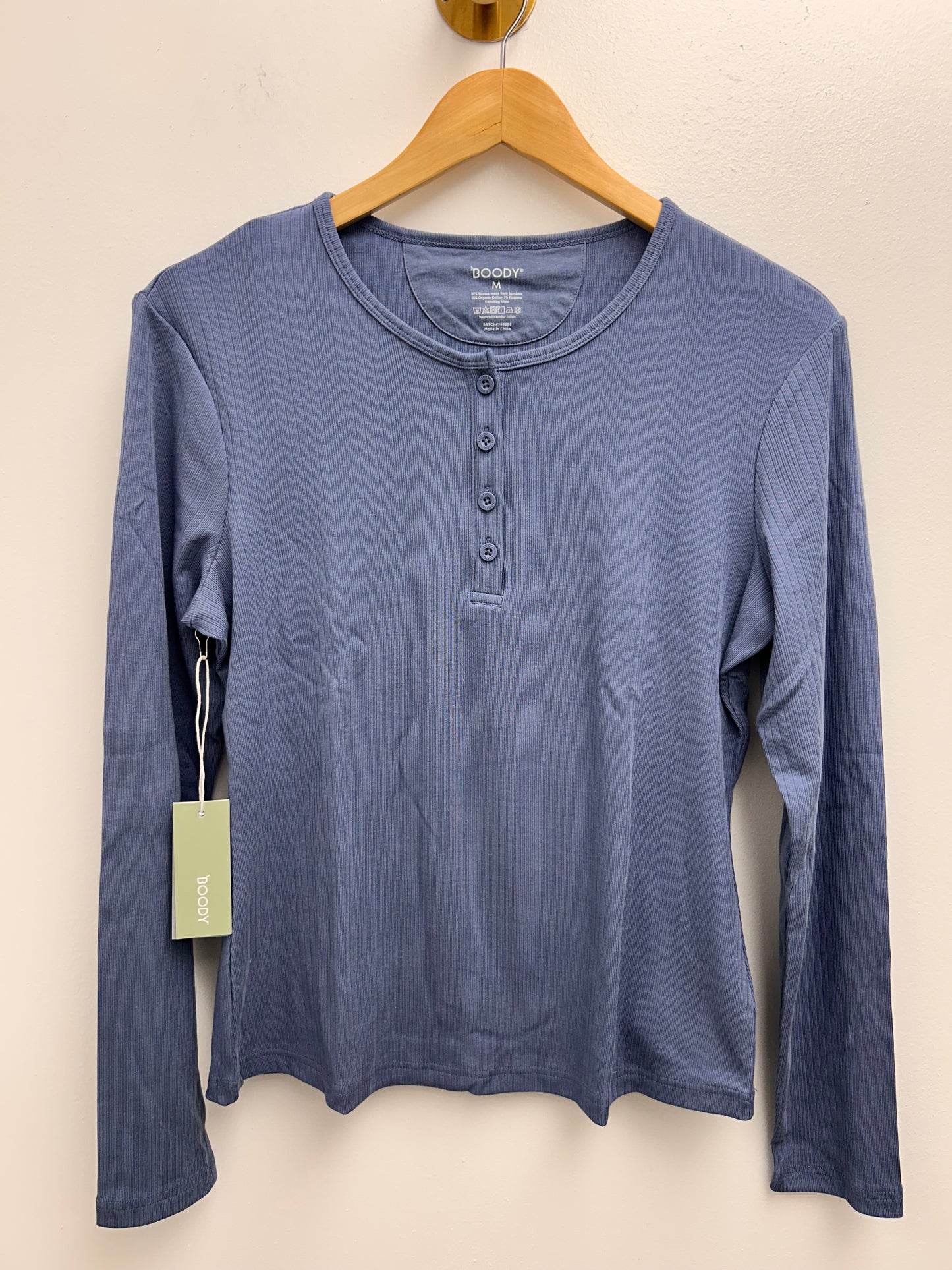 Aira rib henley top