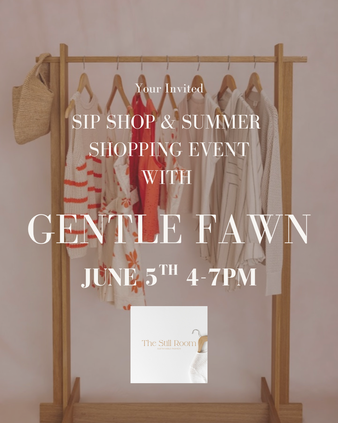 SIP SHOP & SUMMER SOCIAL WITH GENTLE FAWN