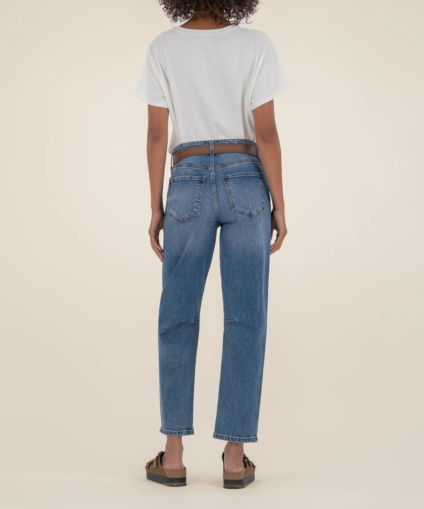 ASHLEY - High Rise Slouchy Barrel Straight Leg