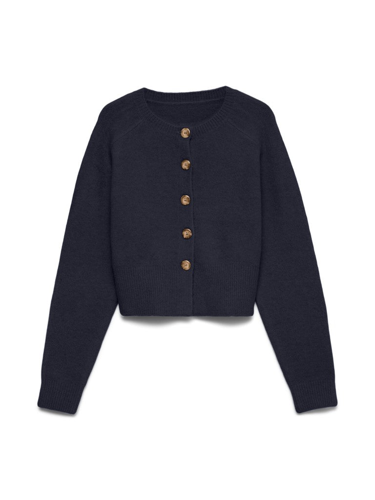 SIF O-NECK CARDIGAN IN NIGHT SKY