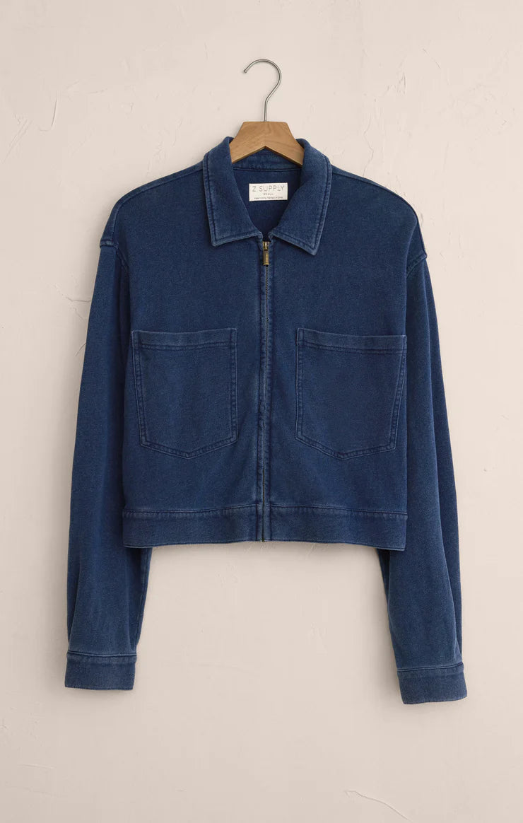 HERITAGE - Knit Denim Jacket