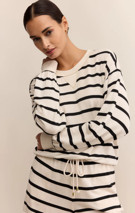 STAND OUT - Striped Model Sweater