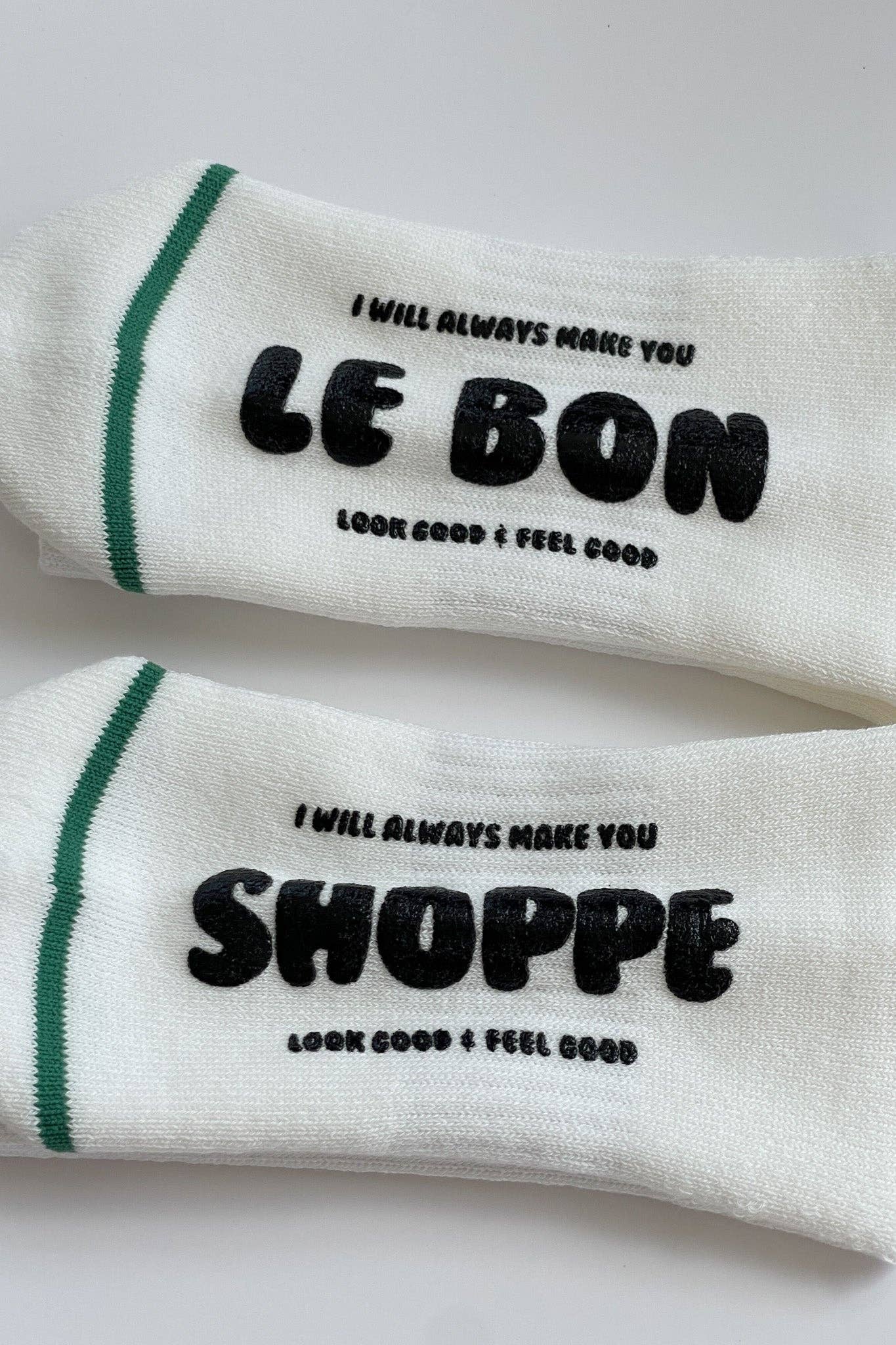 Hugger Socks  (wholesale): WHITE/ BLACK