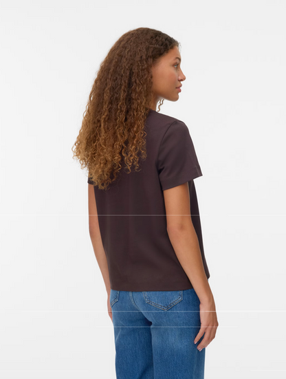 NAIMA TSHIRT IN CHOCOLATE
