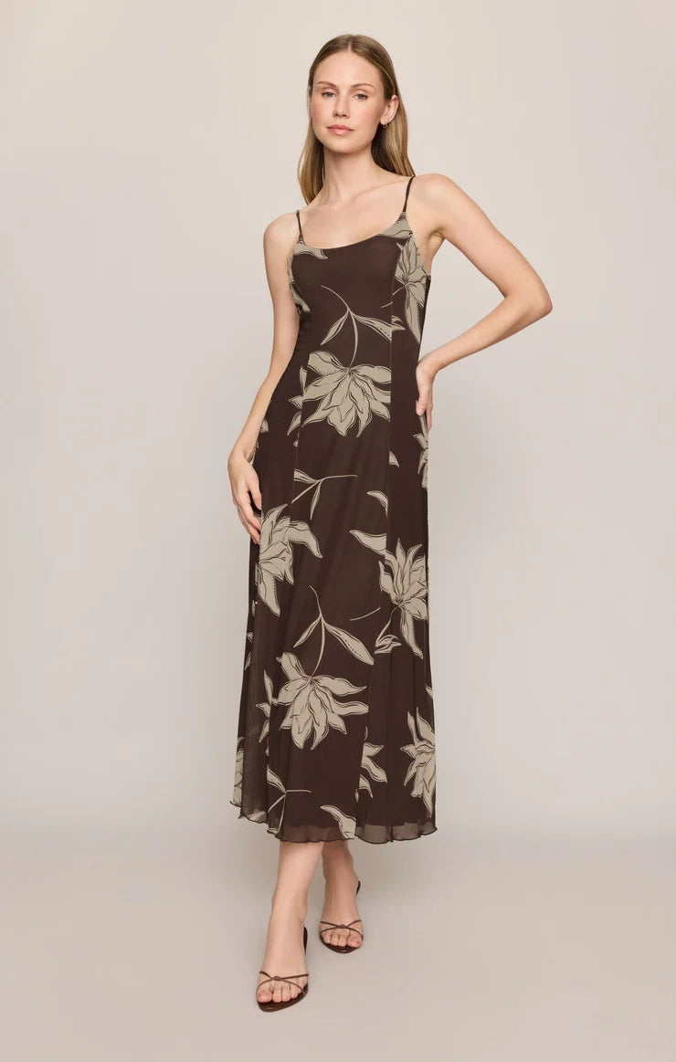 CHARISMA FLORAL MIDI DRESS