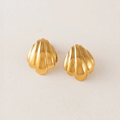SHELL POST EARRINGS