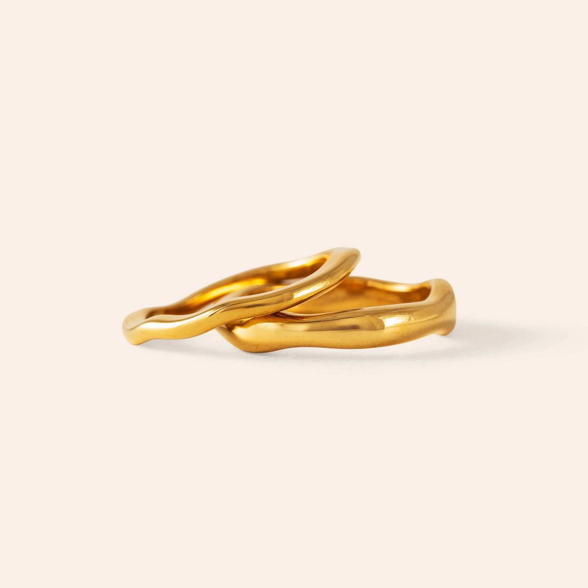 Coral Ring Stack Set