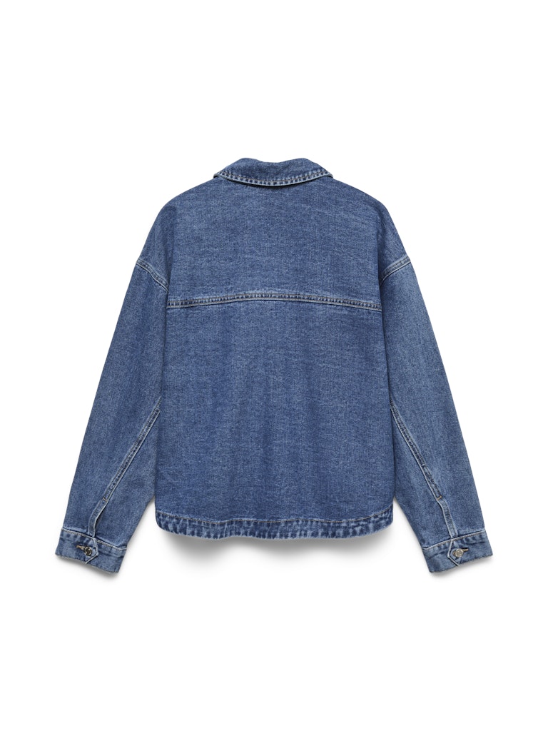 JAMIE - Denim Shacket - Medium Blue Denim