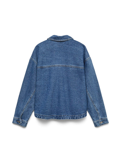 JAMIE - Denim Shacket - Medium Blue Denim