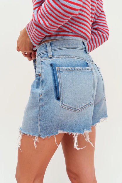 CROSSROADS - Mid Rise Loose Short in Pulse