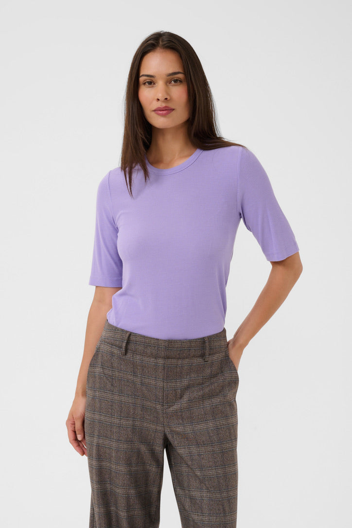 JULIET 3/4 T-SHIRT IN VIOLET TULIP