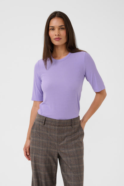 JULIET 3/4 T-SHIRT IN VIOLET TULIP